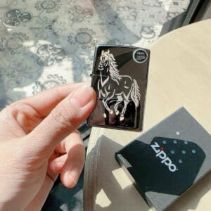 Bật Lửa Zippo 28645 Running Horse Zippo Ngựa - Ảnh 2