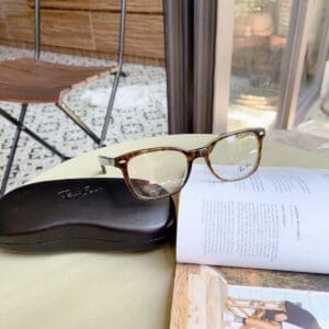Gọng Cận Ray-ban Havana on green transpare demo lens Gọng Kính RB (53-19-145) - Ảnh 5