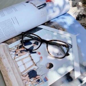 Gọng Cận Ray-ban Havana on green transpare demo lens Gọng Kính RB (53-19-145) - Ảnh 3