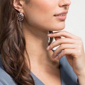 Khuyên tai Swarovski 5488406 Precisely Bông tai swarovski hình mạng nhện - Ảnh 5