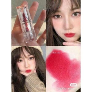 Son 3CE Holy Chic Đỏ hồng lạnh quyến rũ chất lì mềm mịn - Ảnh 8