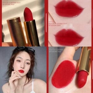 Son Gucci 25 Goldie Red Matte Đỏ Cổ Điển Hot Nhất Bí Quyết Gây Thương Nhớ - Ảnh 8