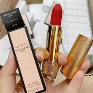 Son Gucci 25 Goldie Red Matte Đỏ Cổ Điển Hot Nhất Bí Quyết Gây Thương Nhớ - Ảnh 3
