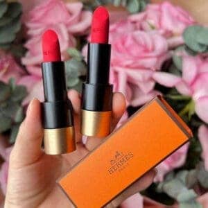 Son Hermès 64 Rouge Casaque Đỏ Tươi Rouge Hermès Satin Lipstick - Ảnh 2