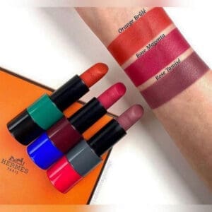 Son Hermes Matte Màu 71 Orange Brule Đỏ Cam Trầm (Bản Giới Hạn) - Ảnh 3