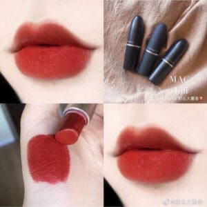 Son MAC Chili 602 Đỏ gạch trendy lì mịn và bền màu - Ảnh 4