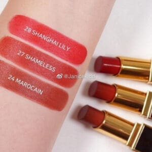 Son Tom Ford 28 Shanghai Lily Đỏ Hoa Ly Quyến Rũ Mềm Mại - Ảnh 7