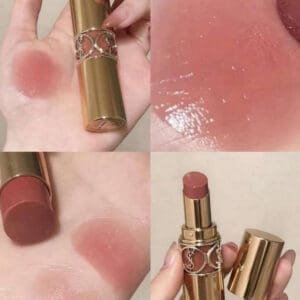 Son YSL Rouge Volupte Shine 150 Nude Lingerie Nude Ấm Độc Đáo - Ảnh 4