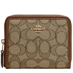Ví Coach nữ CH389 Dập logo màu nâu - Ảnh 5