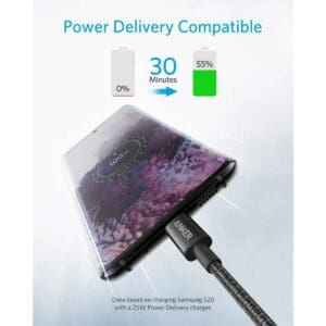 Cáp Anker PowerLine III USB-C to USB-C Bền bỉ, linh hoạt, sạc siêu tốc - Ảnh 4