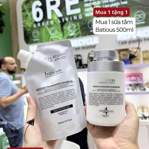 Sữa Tắm Trắng Da Batious 500ml + Túi Refill 300ml Chăm Sóc Da Toàn Diện Giá Tốt Không Thể Bỏ Lỡ! - Ảnh 2