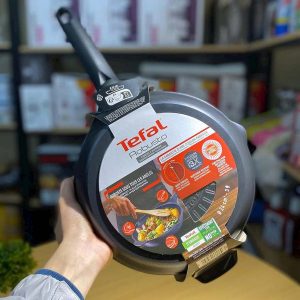 Chảo Tefal Robusto Đúc Nguyên Khối E2490244 Chảo Chống Dính Cao Cấp Bền Bỉ Tiện Lợi với Miệng Rót - Ảnh 4