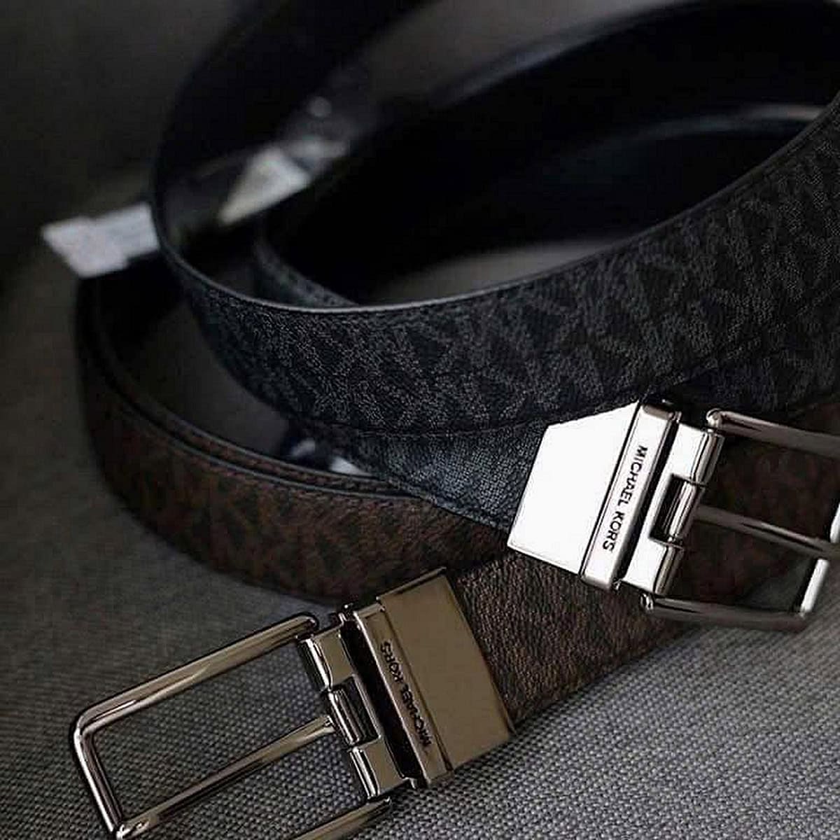 Set Dây Lưng Nam Michael Kors Cao Cấp - 2 Mặt Khóa + 1 Dây Lưng 2 Mặt, Tùy Biến Phong Cách Cực Chất 9 Set Dây Lưng Nam Michael Kors Cao Cấp - 2 Mặt Khóa + 1 Dây Lưng 2 Mặt, Tùy Biến Phong Cách Cực Chất - Ảnh 9