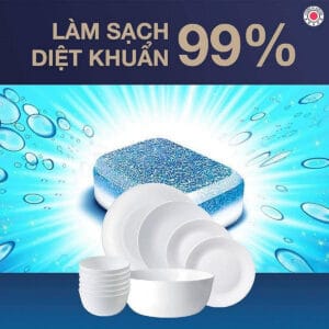 Viên Rửa Bát Finish Nhật Bản 150 Viên Sạch Bóng, Khử Mùi, Bảo Vệ Máy Rửa Và Dụng Cụ Hiệu Quả - Ảnh 6