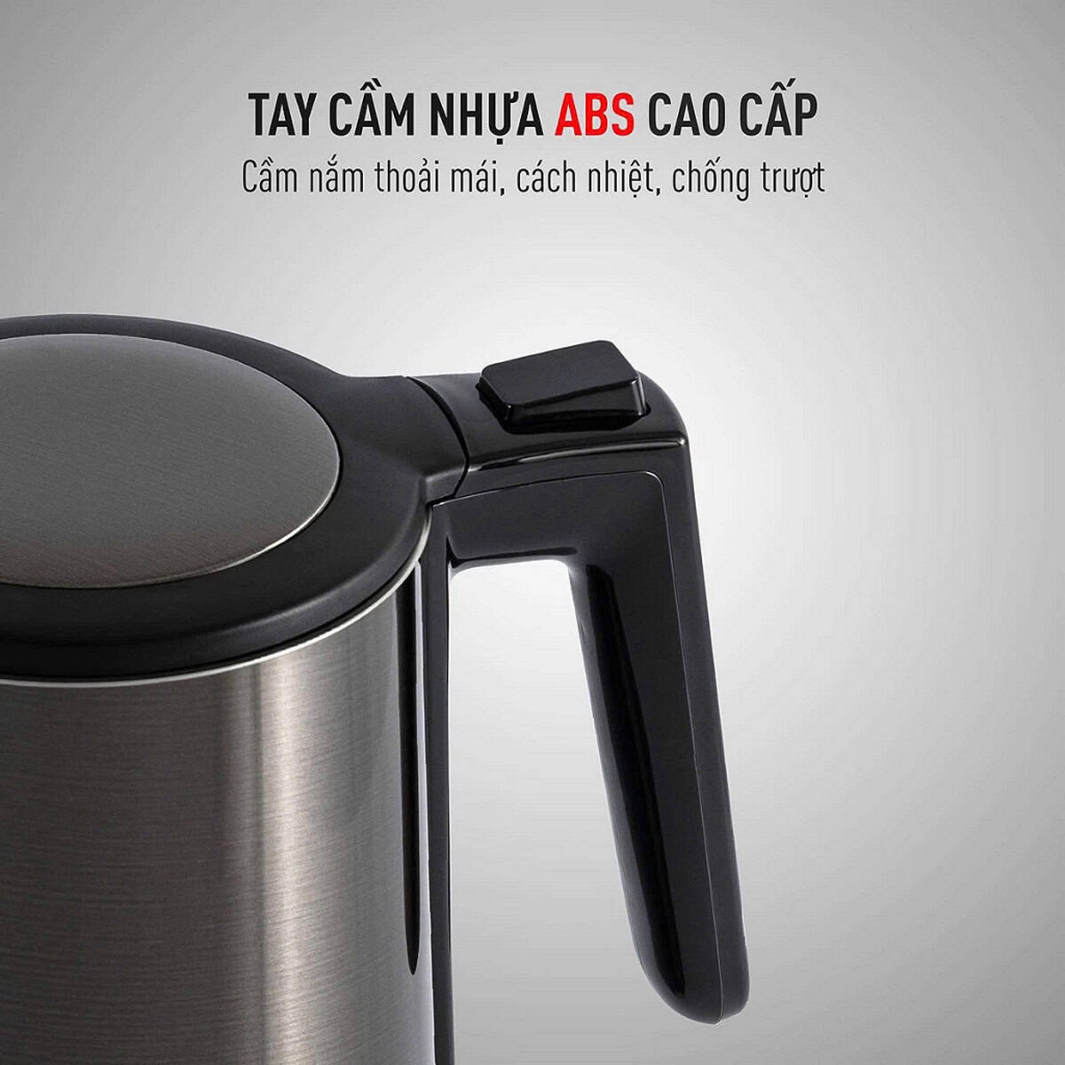 Chi Tiết Ấm Gköch Hb-K068D Chi tiết nắp mở và cấu tạo ấm siêu tốc GKÖCH HB-K068D