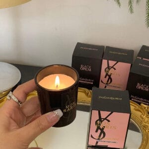 Nến Thơm YSL Mon Paris 75g Nến Trang Trí Cao Cấp, Hương Hoa Trái Cây, Quà Tặng Noel Sang Trọng - Ảnh 4