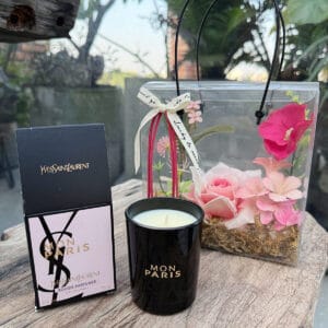 Nến Thơm YSL Mon Paris 75g Nến Trang Trí Cao Cấp, Hương Hoa Trái Cây, Quà Tặng Noel Sang Trọng - Ảnh 7