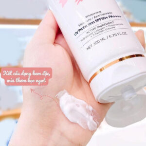 Kem Chống Nắng Body WHISIS Premium Collagen Body Lotion SPF50+ 200ml Dưỡng Ẩm Nâng Tone Da - Ảnh 4