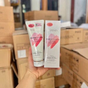 Kem Chống Nắng Body WHISIS Premium Collagen Body Lotion SPF50+ 200ml Dưỡng Ẩm Nâng Tone Da - Ảnh 8