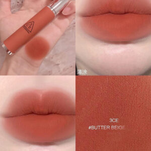 Son Kem 3Ce Hazy Lip Clay Butter Beige Fullbox Son Lì Mềm Mịn Màu Cam Đào Đất Tự Nhiên 13 Son Kem 3CE Hazy Lip Clay Butter Beige Fullbox Son Lì Mềm Mịn Màu Cam Đào Đất Tự Nhiên - Ảnh 5