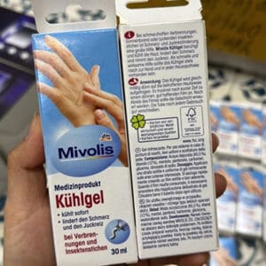 Gel Làm Dịu Da Mivolis Kühlgel 30ml Hỗ Trợ Bỏng Nhẹ Bỏng Nắng Côn Trùng Cắn Mát Da - Ảnh 5