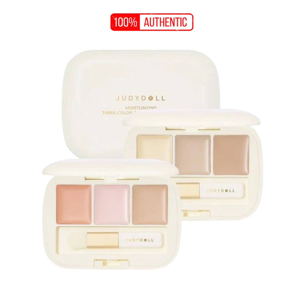 Bảng Che Khuyết Điểm Judydoll Three-Color Concealer Palette 3 Ô 900Mg X 3, Che Phủ Cao 1 Bảng che khuyết điểm Judydoll Three-Color Concealer Palette 3 ô 900mg x 3, che phủ cao