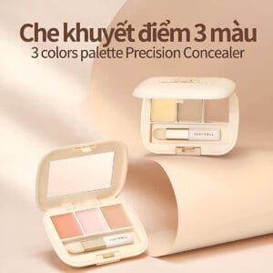 Bảng Che Khuyết Điểm Judydoll Three-Color Concealer Palette 3 Ô 900Mg X 3, Che Phủ Cao 9 Bảng che khuyết điểm Judydoll Three-Color Concealer Palette 3 ô 900mg x 3, che phủ cao - Ảnh 4