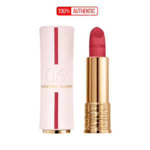 Son Lancôme L'Absolu Rouge Drama Matte 06 Carefree Summer 3.4g màu hồng đào, lì mịn Fullbox