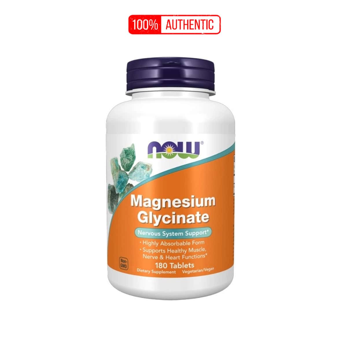 Viên Uống Magie Hữu Cơ Now Magnesium Glycinate 200Mg 180 Viên Hỗ Trợ Thần Kinh, Cơ Bắp Và Sức Khỏe 1 Viên uống Magie hữu cơ NOW Magnesium Glycinate 200mg 180 viên hỗ trợ thần kinh, cơ bắp và sức khỏe