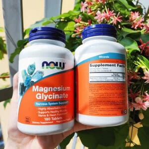 Viên Uống Magie Hữu Cơ Now Magnesium Glycinate 200Mg 180 Viên Hỗ Trợ Thần Kinh, Cơ Bắp Và Sức Khỏe 5 Viên uống Magie hữu cơ NOW Magnesium Glycinate 200mg 180 viên hỗ trợ thần kinh, cơ bắp và sức khỏe - Ảnh 2