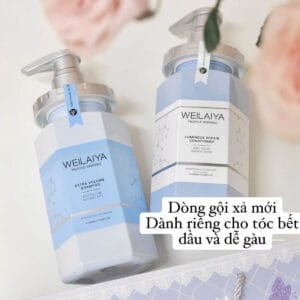 Bộ dầu gội và dầu xả WEILAIYA Truffle Inspired Extra Volume Shampoo Luminous Repair Conditioner 450ml - Ảnh 3