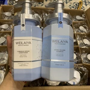 Bộ dầu gội và dầu xả WEILAIYA Truffle Inspired Extra Volume Shampoo Luminous Repair Conditioner 450ml - Ảnh 6