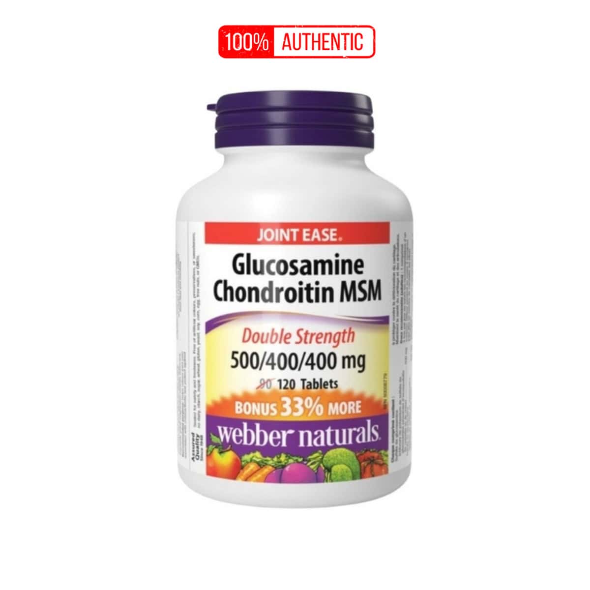 Viên Uống Bổ Khớp Webber Naturals Glucosamine Chondroitin Msm 500/400/400Mg 120 Viên 1 Viên uống bổ khớp Webber Naturals Glucosamine Chondroitin MSM 500/400/400mg 120 viên