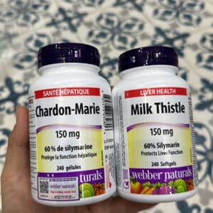Viên uống bổ gan Webber Naturals Milk Thistle 150mg 240 viên chiết xuất kế sữa hỗ trợ chức năng gan - Ảnh 6