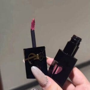 Son YSL The Inks Vinyl Cream 622 Plum Liberation 5.5ml Fullbox đỏ hồng mận bóng căng quyến rũ - Ảnh 4